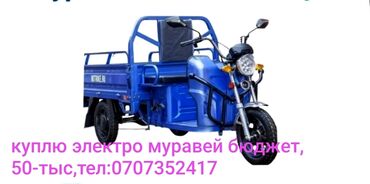 муравей желмаян: Мотороллер муравей Электро, 50 км, 300 - 599 кг, Б/у