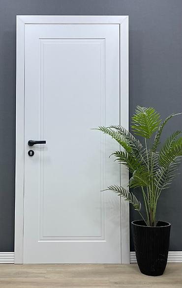 Ağ interyer qapısı – minimal klassik dizayn - Rəng: mat ağ - Üslub lalafo.az -da Ağ interyer qapısı – minimal klassik dizayn - Rəng: mat ağ - Üslub