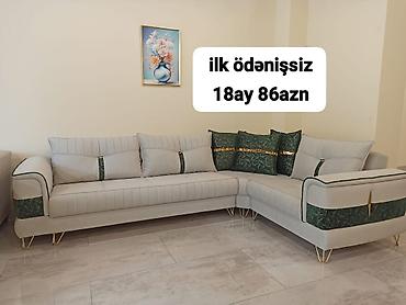 Divanlar: Künc divan kolleksiyası - Müasir dizaynlı L-şəkilli künc divanlar - — 54