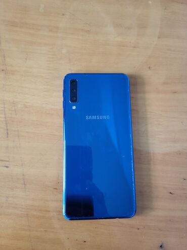 хонор 7 а: Samsung A7, Б/у, 64 ГБ, цвет - Синий, 2 SIM