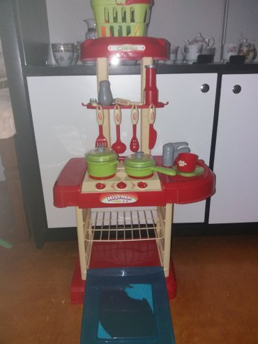 Oyuncaqlar: Baha alınıb! Soba üşaq üçün böyük səsi və işığları var + başqa qabları — 9