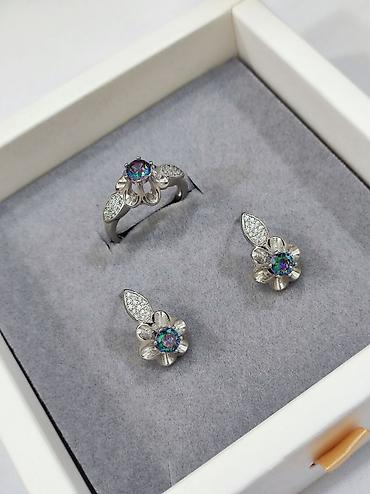 Серебряные наборы украшений: Серебро 925 пробы Размеры имеются Есть доставка по городу и — 4