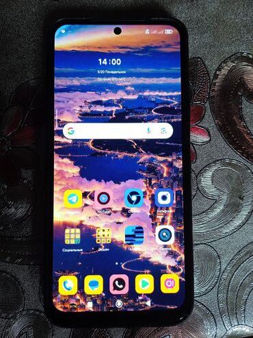 телефон 7: Xiaomi, Redmi Note 11S, Б/у, 128 ГБ, цвет - Синий, 2 SIM