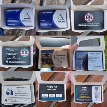 принт на футболках: Vizitkartların dizaynı və çapı. Çatdırılma: 28 may metrosu SOS pulsuz