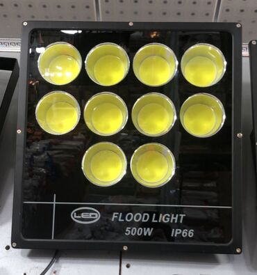 Projektorlar: LED Flood Light proyektorları - Güc variantları: 400W, 500W, 600W — 4