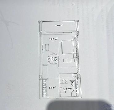 kreditle menziller: Şüvəlan qəs., 1 otaqlı, Yeni tikili, 57 kv. m — 3
