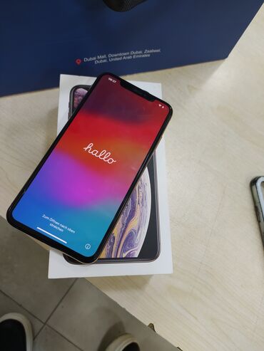 ikinci el iphone telefonlar: IPhone Xs Max, 64 ГБ, Золотой, Беспроводная зарядка, Face ID, С документами