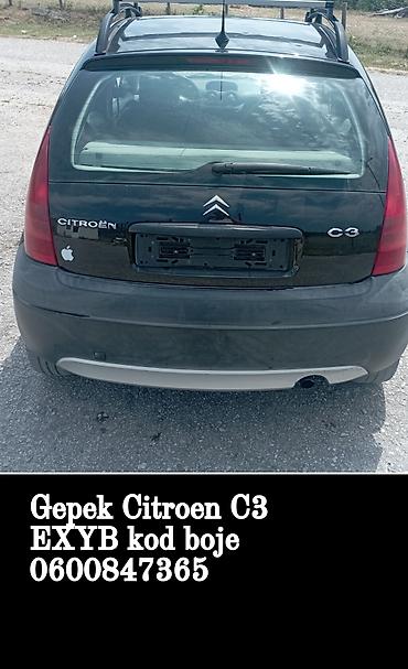 farovi: Gepek vrata za Citroën C3 - Originalna zadnja vrata (gepek) za — 1