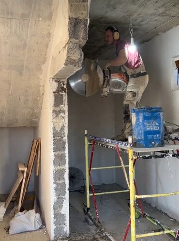 Beton işləri: Beton kesme desme xidmeti beton kesen beton kesimi sesiz vibrasiyasiz — 7