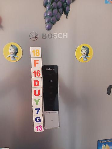 16 sadə: Bosch NoFrost iki qapılı soyuducu - Rəng: paslanmayan polad (inox) - — 2