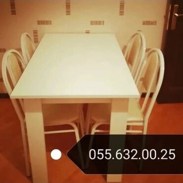 Masa və oturacaq dəstləri: Stol stul dəstləri. Masa və oturacaqlar dəstləri. Stollar. Stullar — 8