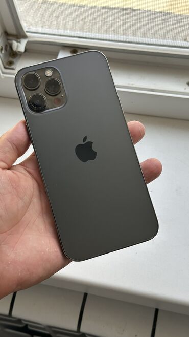 элитные номера телефонов: IPhone 12 Pro Max, Б/у, 256 ГБ, Graphite, 94 %