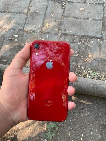 айфон 7s: IPhone Xr, Б/у, 64 ГБ, Красный, Зарядное устройство, Защитное стекло, Чехол, 79 %