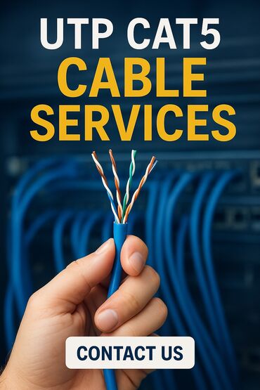 ищу работу на охрану: Услуги по монтажу и обслуживанию UTP CAT5 - Проектирование и