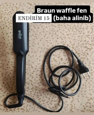 Düzləşdiricilər və ütüfenlər: 15 azn