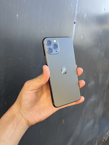 Apple iPhone: IPhone 11 Pro, Б/у, 256 ГБ, Space Gray, Чехол, 74 %