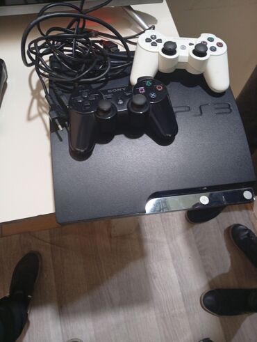 osmos su filtiri: Sony PlayStation 3 (PS3) Slim oyun konsolu Komplekt: - PS3 Slim