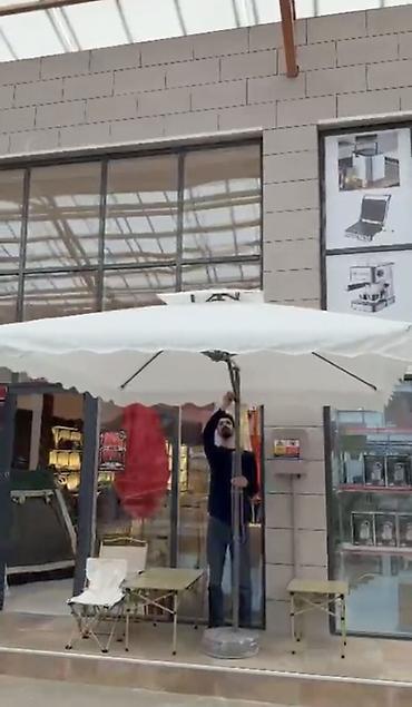 зонт большой пляжный: 35azn baslayan Qatlanan tent və böyük terras çətiri Məhsul təsviri: - — 3