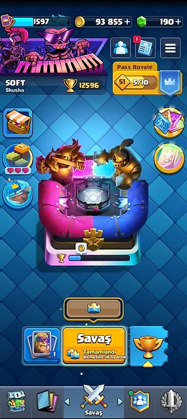İdman və hobbi: Clash Royale hesabı – yüksək səviyyəli kolleksiya - Kral Səviyyəsi — 1