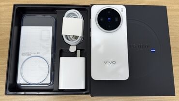 телефон fly 452: Vivo X200, 256 ГБ, цвет - Белый, Face ID, Сенсорный, Отпечаток пальца