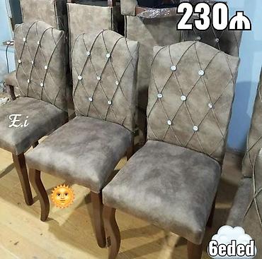 Stul 6 ədəd 230 azn