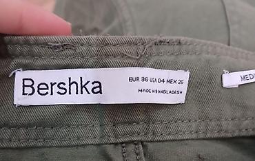cargo pants: Şalvar, Bershka, S, rəng - Yaşıl — 3