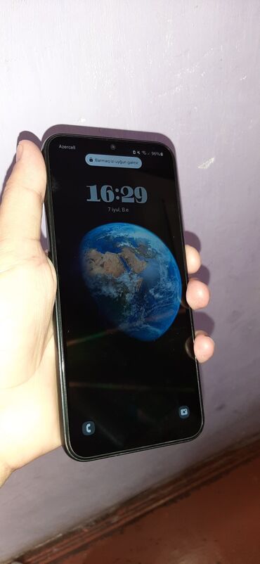 держатель телефона на стедикам fly tech 6: Samsung Galaxy A14 5G, 64 GB, rəng - Qara, Barmaq izi