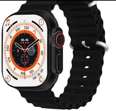 ultra watch: Yeni, Smart saat, Smart, Sensor ekran, rəng - Qara