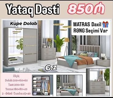 *Yataq Dəsti Sifarişlə* ✔️İstehsal:Rusiya Laminat 18/lik qalınlıqda
