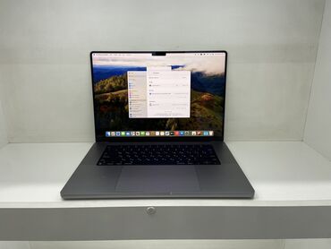 продам бу стиральную машину автомат бишкек: Ноутбук, Apple, 16 ГБ ОЗУ, Apple M1 Pro, 16 ", Б/у, Для работы, учебы, память SSD