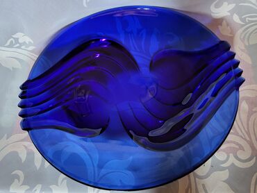 Ostalo posuđe: Kobaltno nov plav tanjir za na sto,90te.Luminarc Francuska. Nov — 14