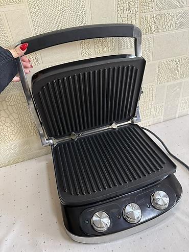 delonghi: Qril Delonghi, rəng - Gümüşü, İşlənmiş, Pulsuz çatdırılma, Ünvandan götürmə — 3
