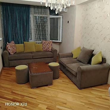 kreditle kunc divan: İki hissəli yumşaq mebel dəsti - Tərkib: 1 böyük divan, 1 iki — 1
