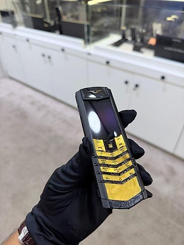 qizil nomreler: Vertu 4 GB, rəng - Qızılı, Düyməli — 7