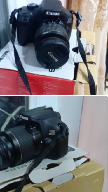Fotokameralar: Canon eos 4000d yeni kimidir hec bir problemi yoxdur qiymət 250 azn