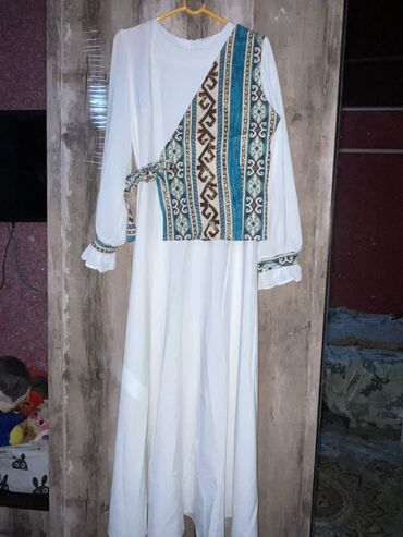 мусульманские платья: Вечернее платье, Пышное, Длинная модель, С рукавами, 4XL (EU 48)