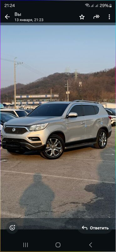 транспорт авто: Ssangyong Rexton: 2019 г., 2.2 л, Автомат, Дизель, Внедорожник