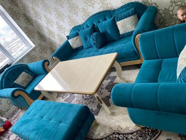 диван в комплекте с креслами: Удобства для дома и сада, Самовывоз