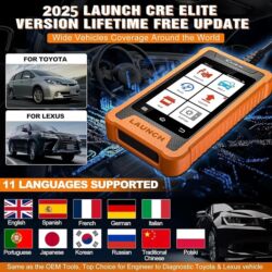 Alati za automobile: Novo - LAUNCH X431 Creader Elite Toyota Lexus OBD2 31+ Reset — 5