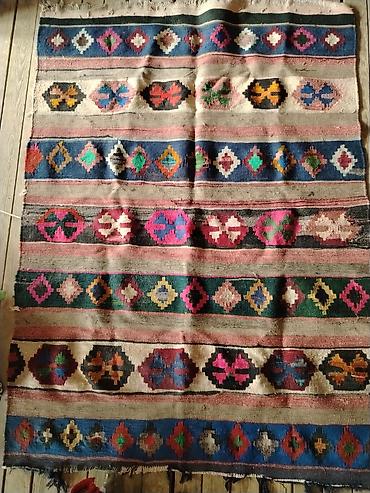 Шерсть: Əl toxuması kilim - Material: təbii yun, bitki əsaslı boyalarla — 1