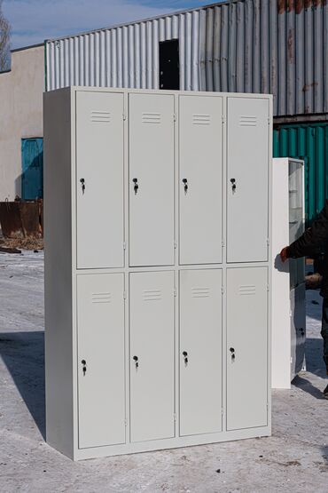 Шкафы для раздевалки: Шкаф для раздевалки, Новый, Железо — 3