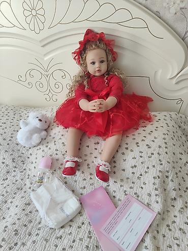 Игрушки: Кукла реборн 60 см. Распродажа, новая кукла, цена 5 000 сом - — 8
