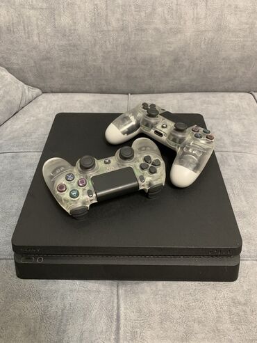 бу джойстик ps4: PlayStation 4 Slim 500Gb Комплектация: Консоль PS4 Slim Два геймпада