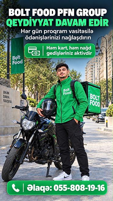 tap az iş elanları bakı: Sürücü-kuryer tələb olunur, Şəxsi nəqliyyat vasitəsi ilə, Gündəlik ödəniş, 1 ildən az təcrübə — 1