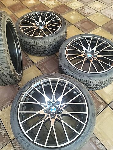 ford transit patpres: BMW üçün yığma disk və təkər komplekti yenidir demək olar islenmiyib — 2