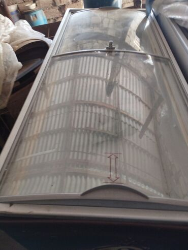 soyuducular satışı: Ticarət vitrinli dondurucu (sürgülü şüşə qapaqlı) - Üst hissə: iki