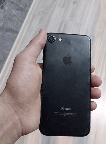 Apple iPhone: IPhone 7, 128 ГБ, Jet Black, Отпечаток пальца