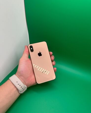 Apple iPhone: IPhone Xs, Б/у, 256 ГБ, Золотой, Чехол, 89 %