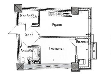 из дубая: 1 комната, 43 м², Асанбай мкр Элитка, 16 этаж, ПСО (под самоотделку) — 4