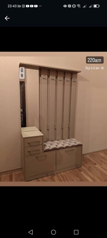 Dolablar: Yeni, Açılan, 2 qapılı Düz dolab, Dəhliz dolabı, Türkiyə — 29